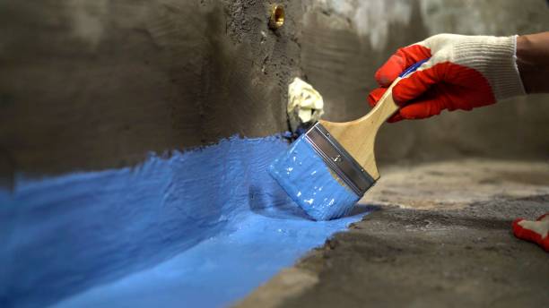 Commercial Waterproofing project at a Mentor, OH business property by SJ Waterproofing Pros